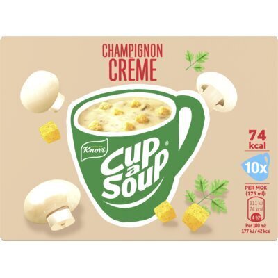 Knorr Cup-a-soup champignon crème 10-pack (170g)