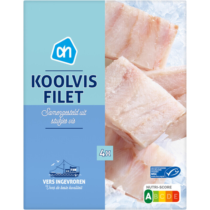 Alaska koolvis graatvrij (doos, 4 × 100g)