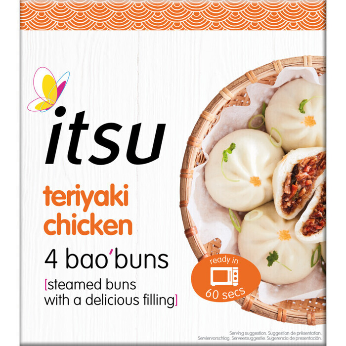 Itsu Teriyaki chicken 4 bao'buns (180g)