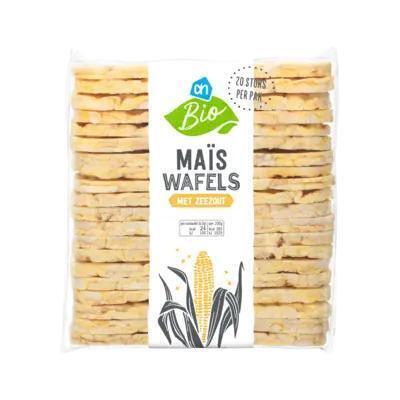 Biologische Maiswafels (plastic, 130g)