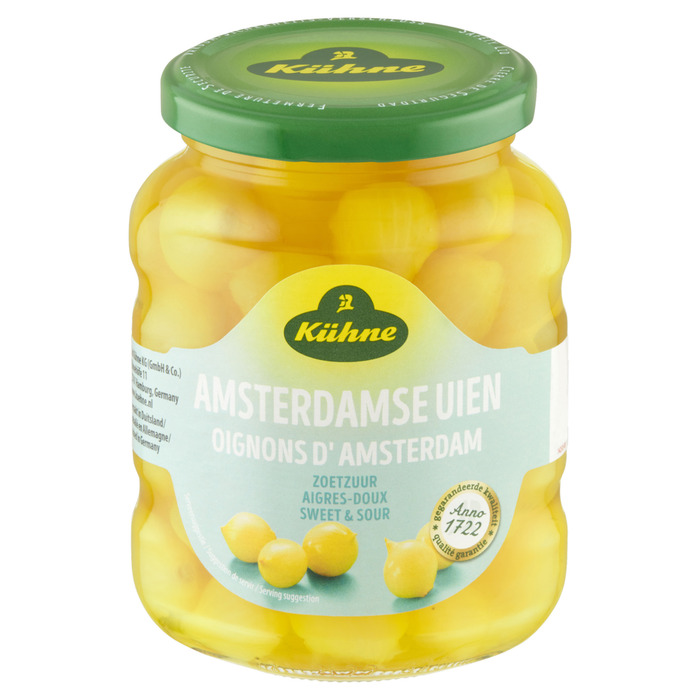 Kühne, Amsterdamse Uien (pot, 330g)