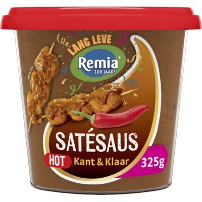 Satesaus kant en klaar hot (Emmer, 325g)