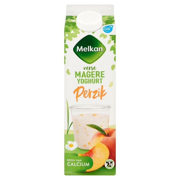 Magere Yoghurt met Perzik (Pak, 1L)