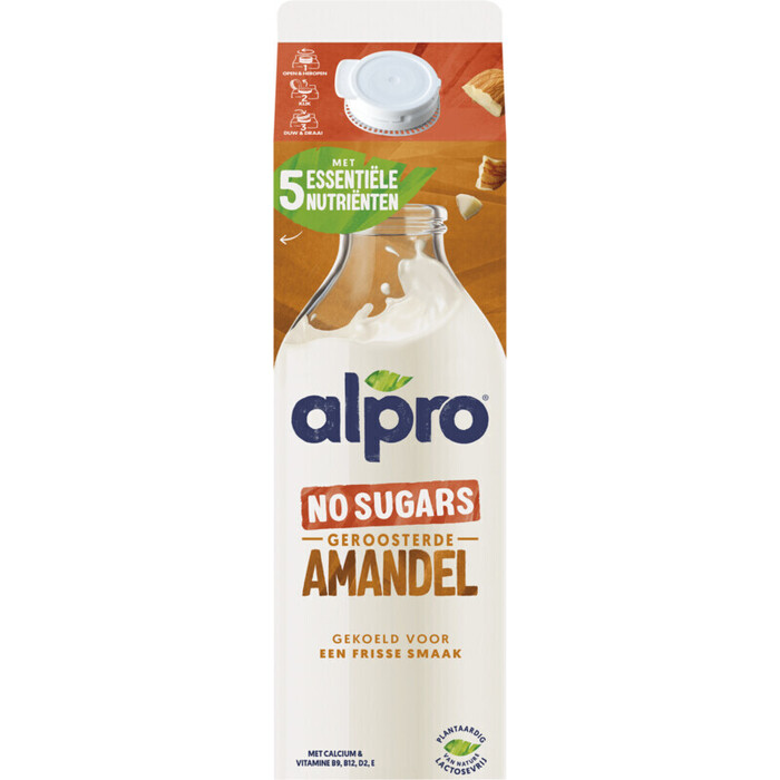 Amandel drink ongezoet (Pak, 1L)
