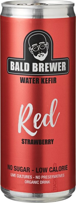 Waterkefir aardbei (250ml)