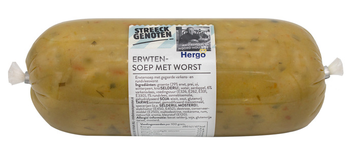 Streeckgenoten Erwtensoep met rookworst (700g)