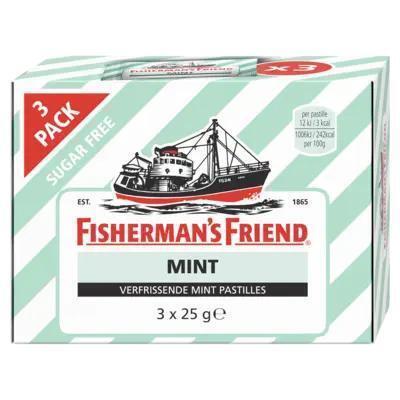 Mint (suikervrij) 3-pack (Doos, 3 × 25g)