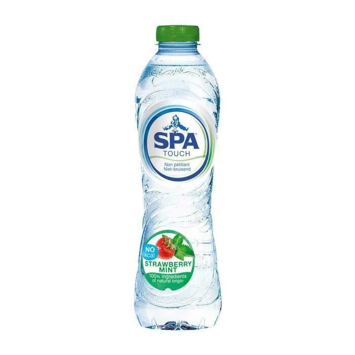 Spa Touch niet-bruisend aardbei munt (1L)