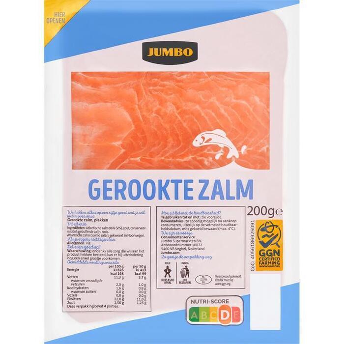 Jumbo Gerookte Zalm 200g (200g)