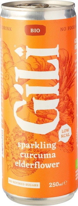 Sparkling curcuma elderflower (250ml)
