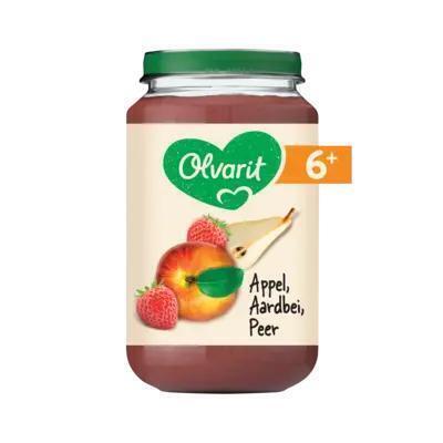 Appel aardbei peer 6 mnd (Pot, 200g)