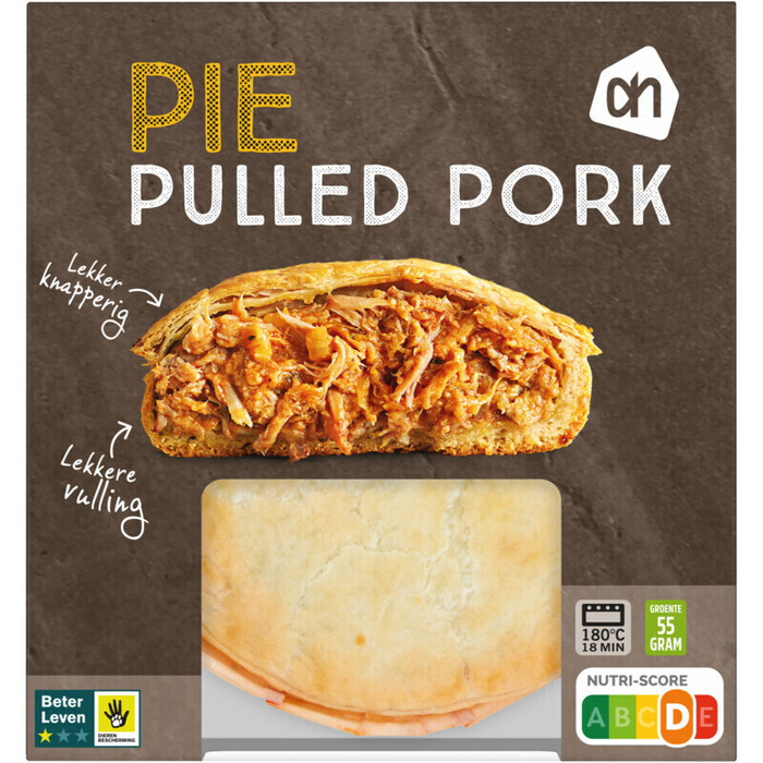 AH Pie pulled pork (250g)