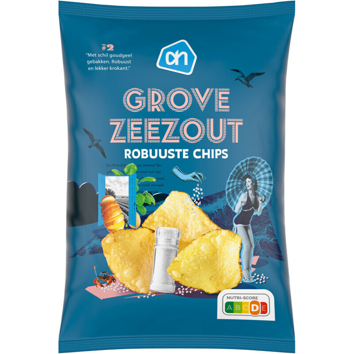 AH Robuuste chips zeezout (150g)