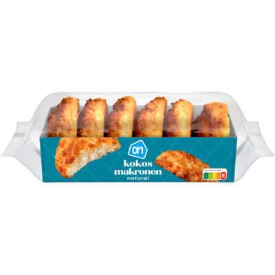 AH Kokos makronen naturel (195g)
