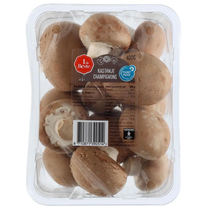 1 de Beste Kastanje champignons middel (400g)