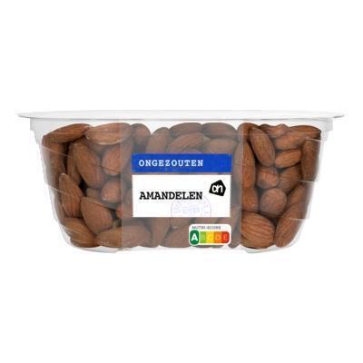 Geroosterde amandelen ongezouten (bak, 190g)