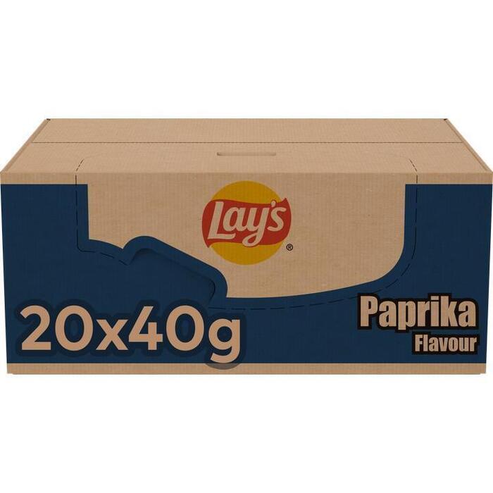 Chips paprika uitdeeldoos (20 × 40g)