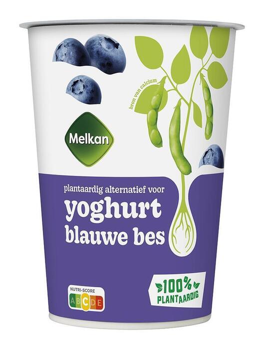 Melkan soja yoghurt bosbes (Kuipje, 500g)