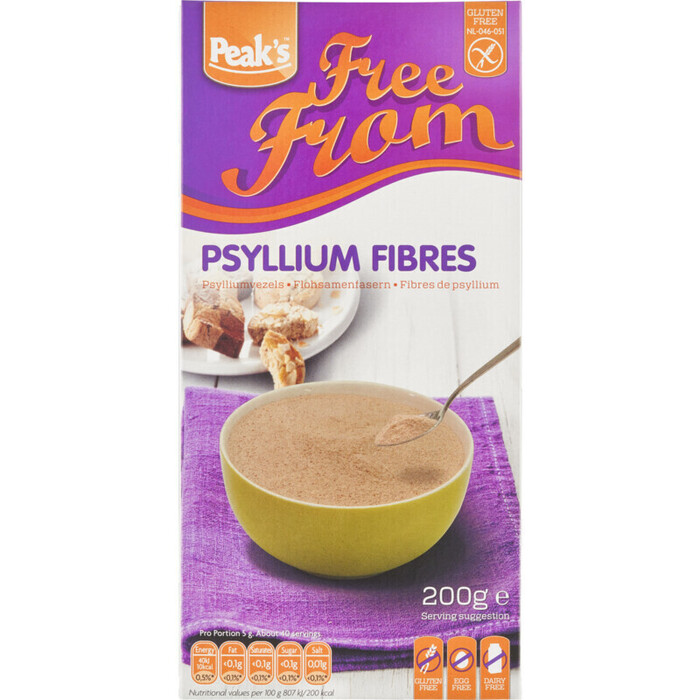Peak's Psylliumvezels glutenvrij (200g)