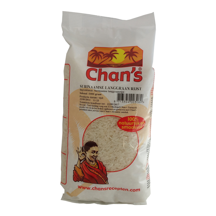 Chan's Surinaamse Rijst (1kg)