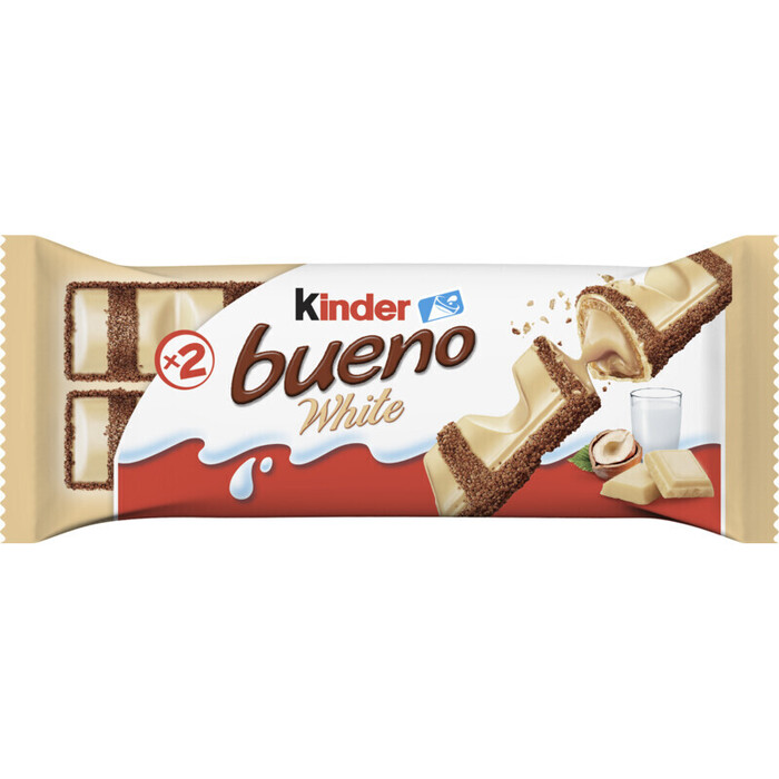 Kinder bueno white (stuk, 39g)