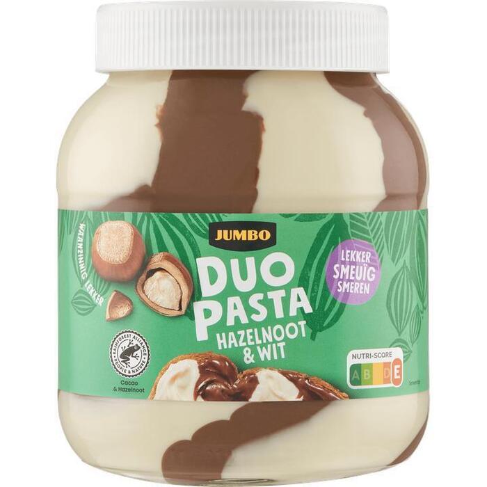 Jumbo Duo Pasta Hazelnoot & Wit 750g (750g)