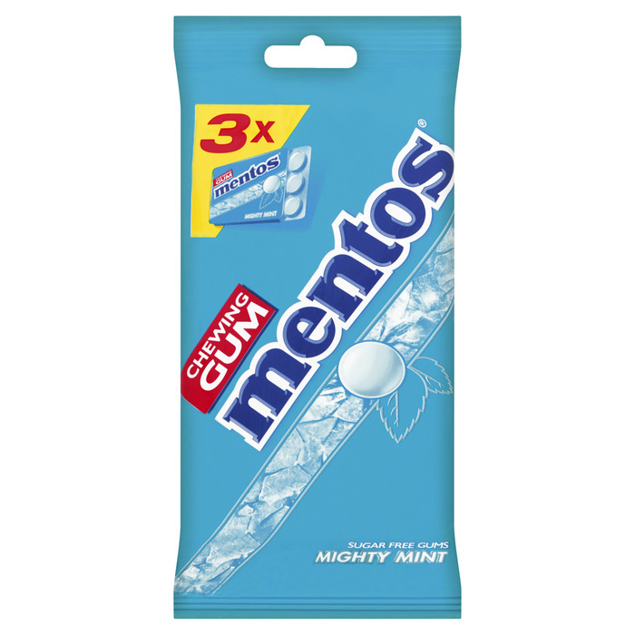 Mentos Gum Mighty mint (3 × 17.5g)