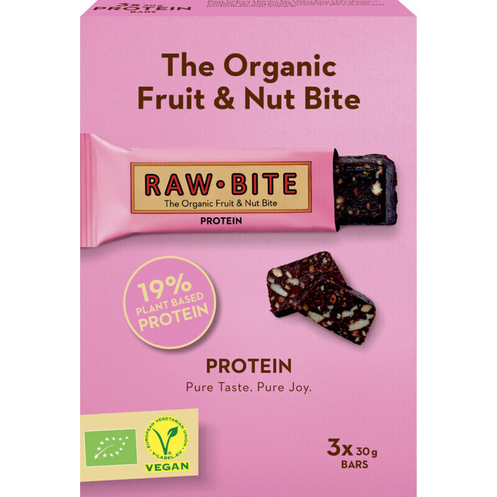 Rawbite The organic fruit & nut bite protein (90g)
