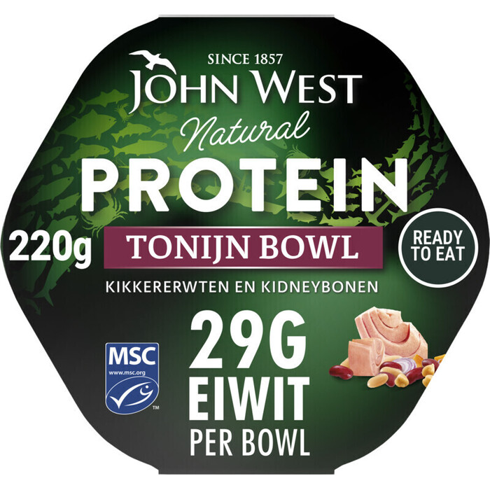 John West Protein tonijn bowl kidneybonen (220g)