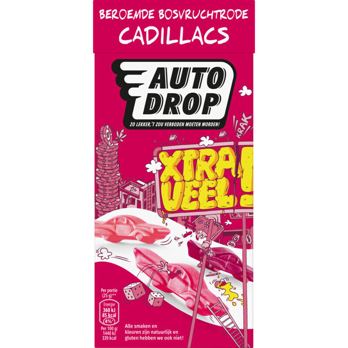 Autodrop Bosvruchtrode cadillacs XL (380g)