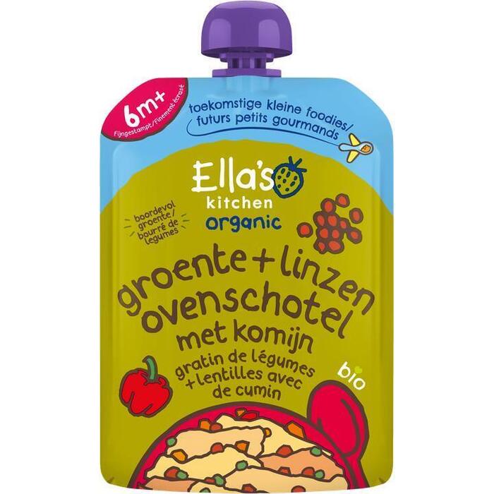 Ella's Kitchen Groente ovenschotel met linzen 6+ mnd (130g)