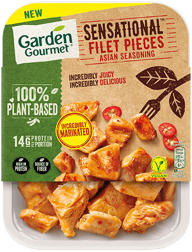 Garden Gourmet Marinated Filet Pieces Asian 160g (160g)