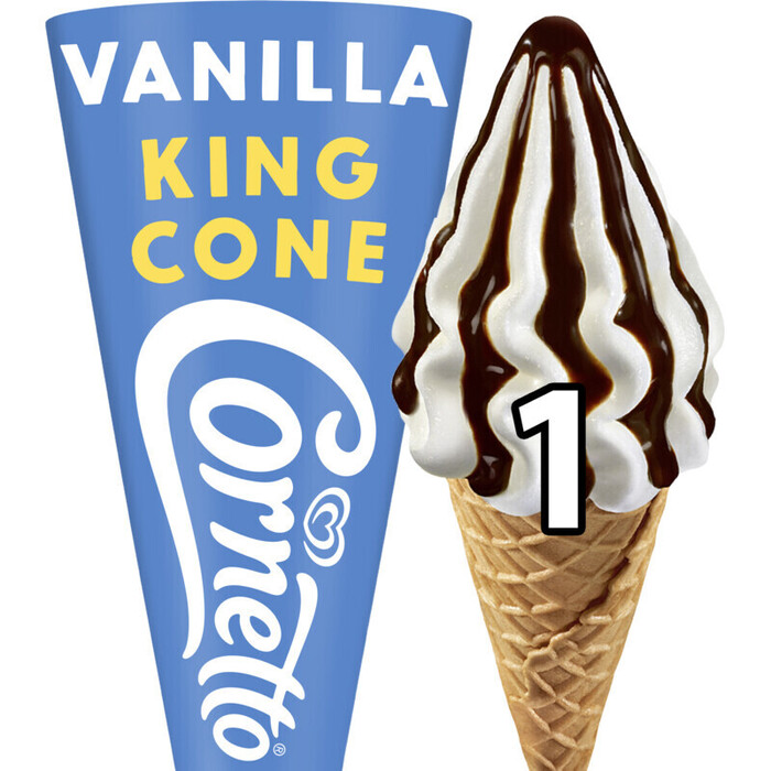 Cornetto King Cone Vanille 260ML 16x (260ml)