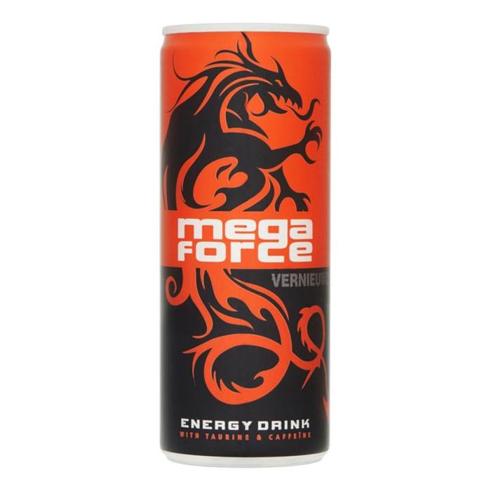 Mega Force Energy Drink 25cl (rol, 25 × 250ml)