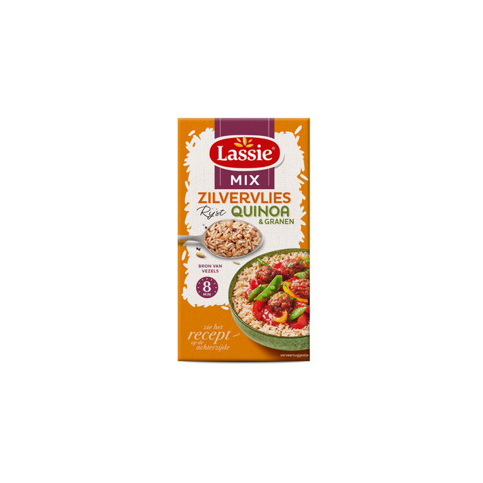 Zilvervliesrijst met quinoa en granen (Stuk, 275g)