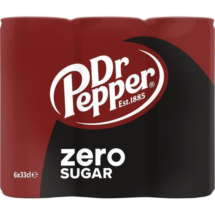 Dr Pepper Zero Sugar 6 x 33 cl (6 × 33cl)