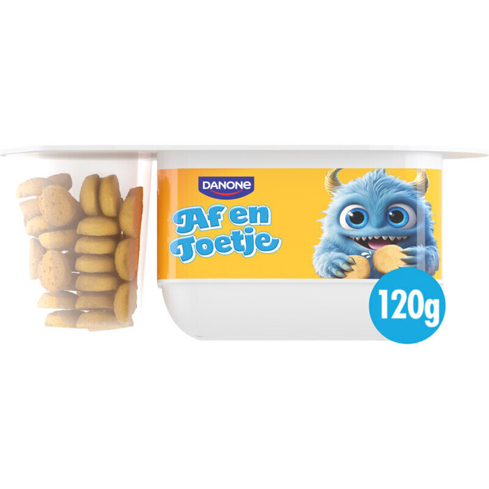Danone Af en toetje yoghurt met vanille smaak (120g)