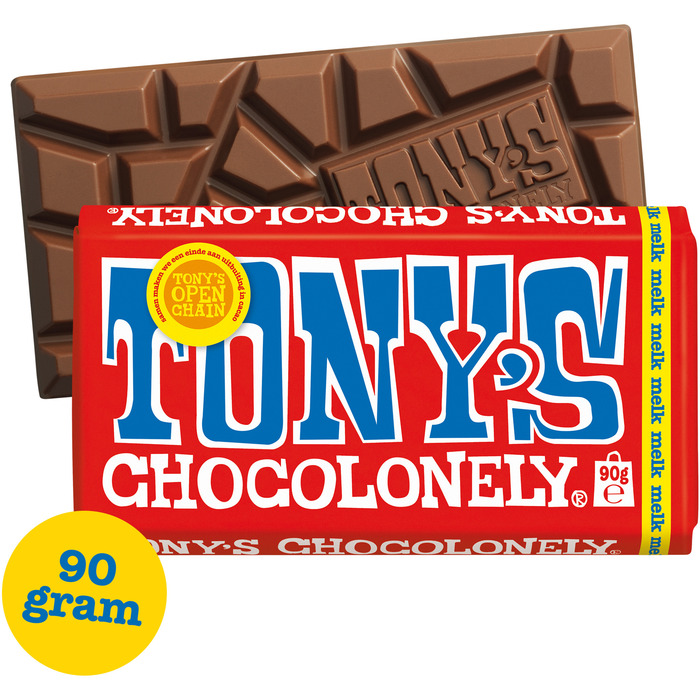 Tony's Chocolonely Reep melk (90g)