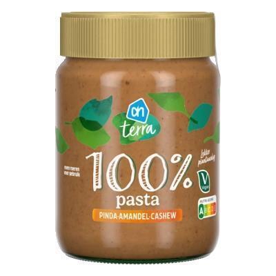 AH Terra 100% pinda-amandel-cashewpasta (340g)