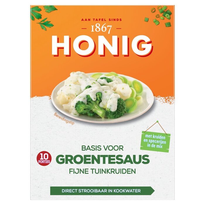 Honig Basis voor Groentesaus Fijne Tuinkruiden 150g (150g)