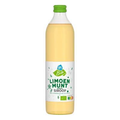 AH Biologisch Limoen munt siroop (0.5L)