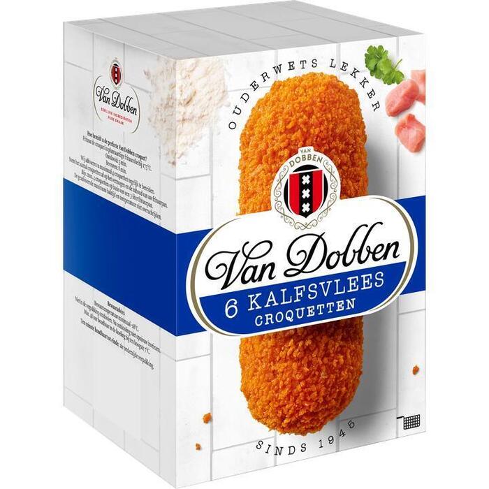 Kalfsvleescroquetten 6 stuks (Doos, 480g)