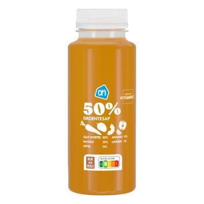 AH 50% Groentesap gele wortel mango ananas (250ml)