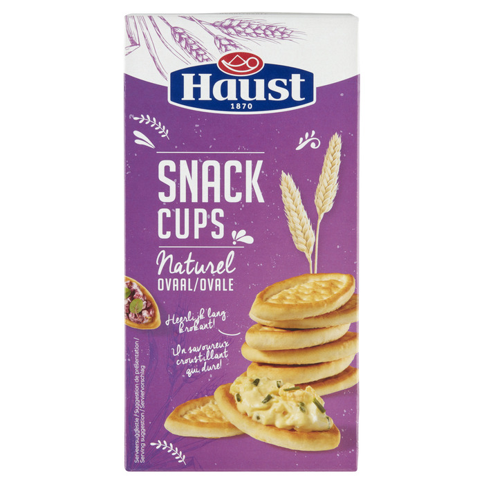 Snackcups ovaal (130g)