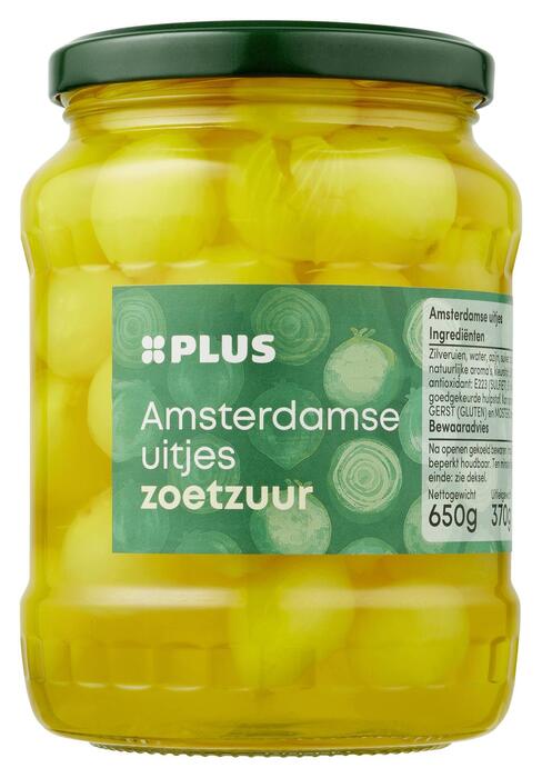 Amsterdamse uitjes zoetzuur (Pot, 0.72L)