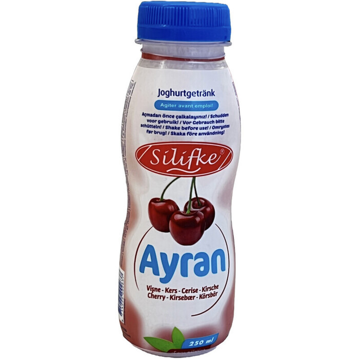 Silifke Ayran yoghurtdrank kers (250ml)