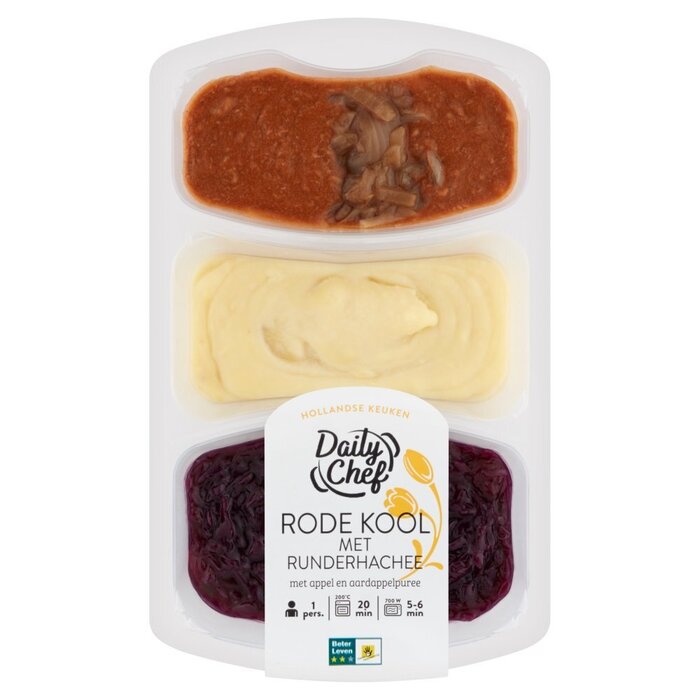 Rode kool hachee-puree (500g)