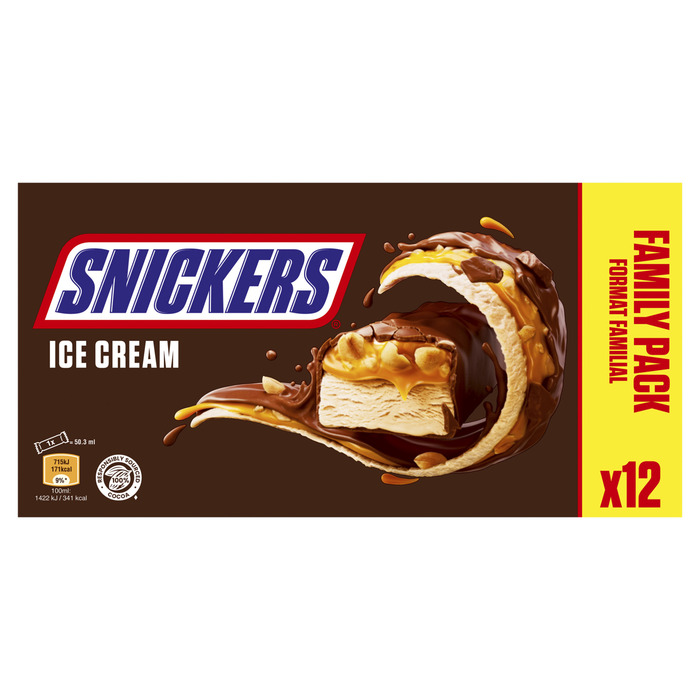 Icecream bars xxl 12 st. (547g)