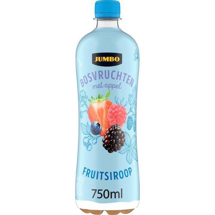 Jumbo Fruitsiroop Bosvruchten met Appel 750ML (0.75L)