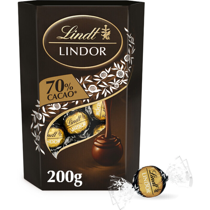 Lindt Lindor cornet 70% (200g)